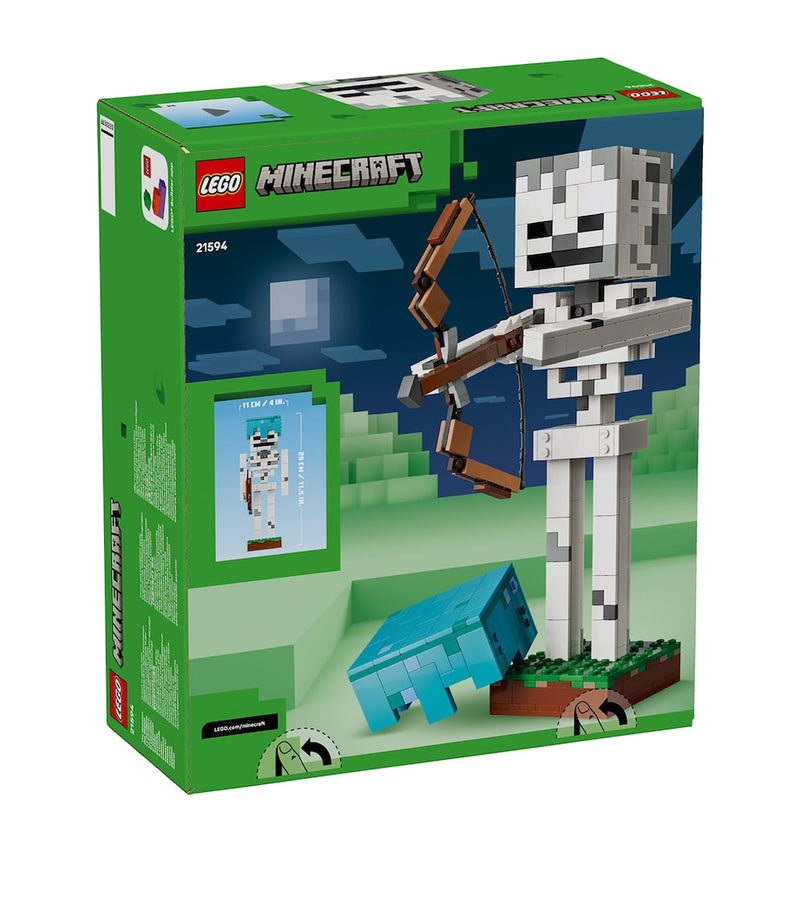 Lego Minecraft Skeleton figure 21594 toy, imported from the UK