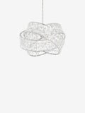 Clear Venetian easy fit lamp shade with acrylic beads - British product