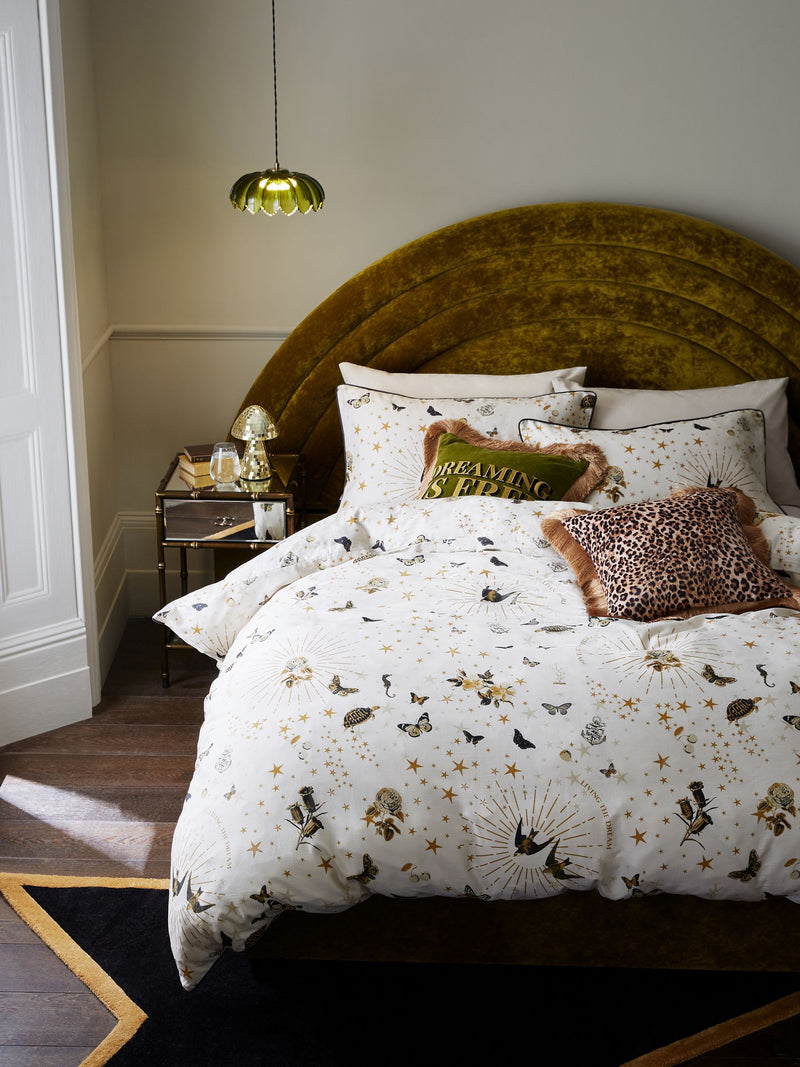 Rockett St George Janes Rose duvet and pillowcase set, imported from the UK