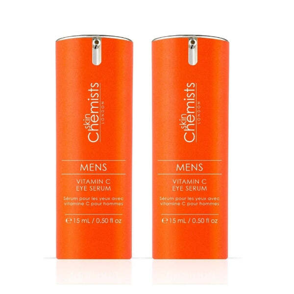 skinChemists men vitamin C eye serum duo pack 15ml (British brand)