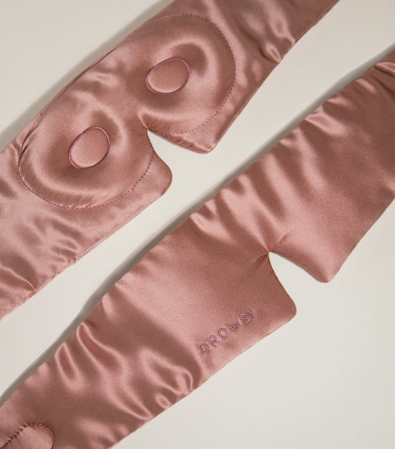 DROWSY mulberry silk lash cocoon sleep mask (British brand)