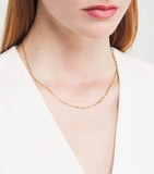 Persée yellow gold diamond Danaé necklace, imported from the UK