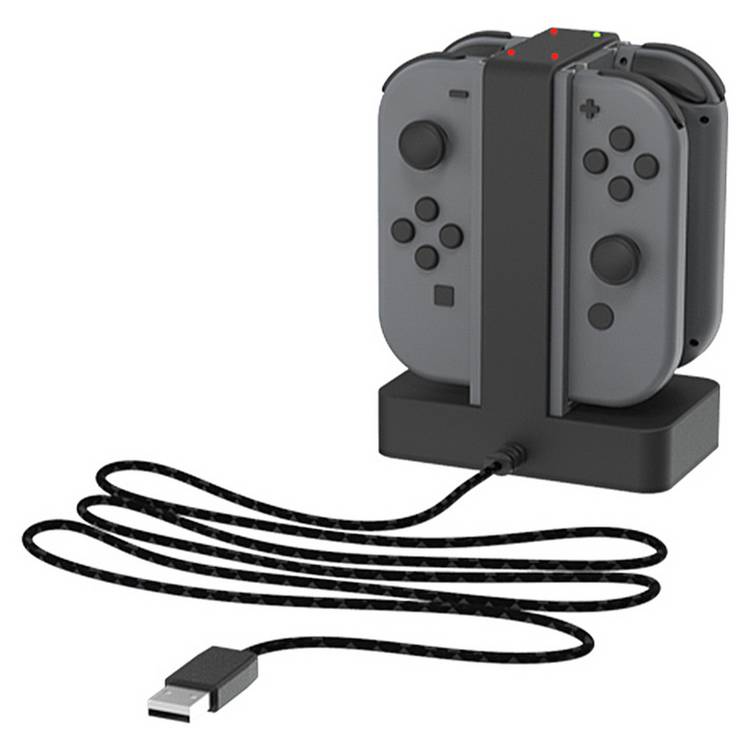PowerA charging dock for 4 Joy-Con controllers, Nintendo Switch - British product