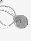 Ceiling light fitting Chrome Lana 3 light smoke glass shades, imported from the UK