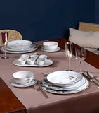 Meissen porcelain side plate with Lucky Dragon design and platinum rim, 18cm diameter, imported from the UK
