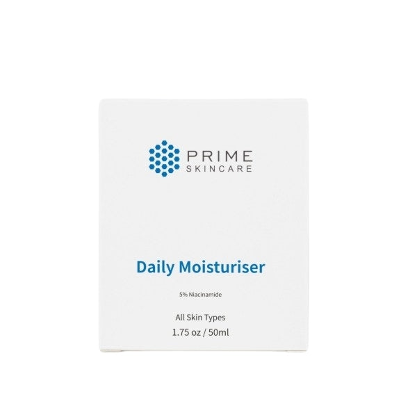 Prime Skincare daily moisturiser 50ml, imported from the UK