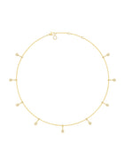 Boucheron yellow gold diamond Serpent Bohème necklace, imported from the UK