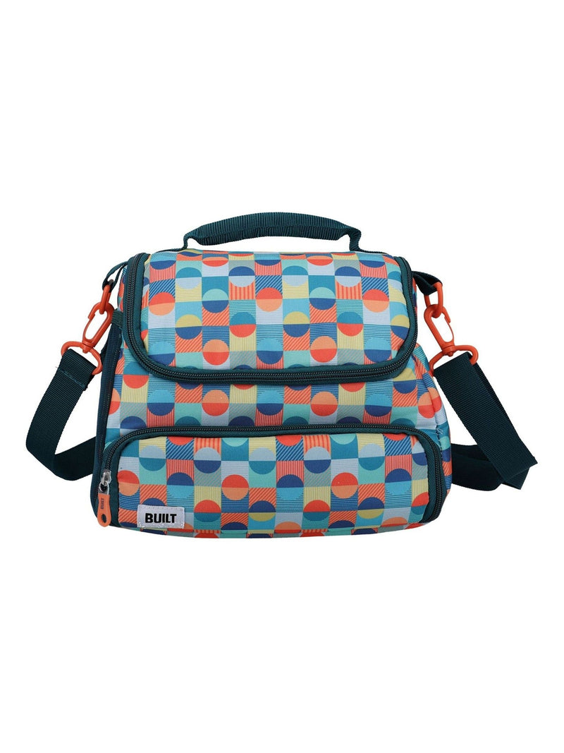 BUILT Blue Retro lunch bag 6 Litre - British product