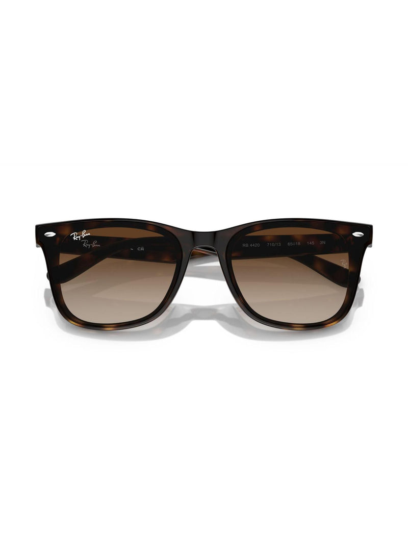 Ray-Ban brown sunglasses with black frames and green lenses - British product