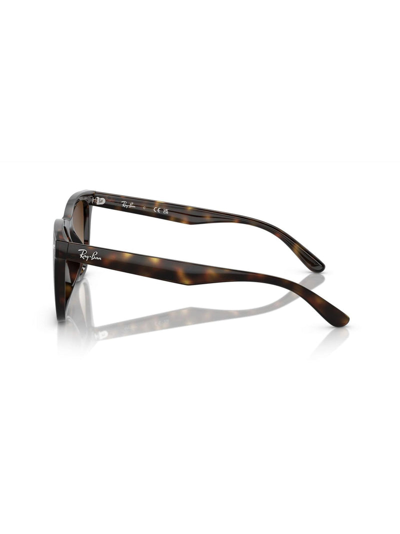 Ray-Ban brown sunglasses with black frames and green lenses - British product