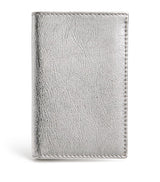 Harrods Comme Des Garçons Leather Bifold Vertical Card Holder Gold 10cm x 7cm- Buy online at McGrocer