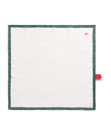 Harrods Isaia Silk Logo Pocket Square- Buy online at McGrocer