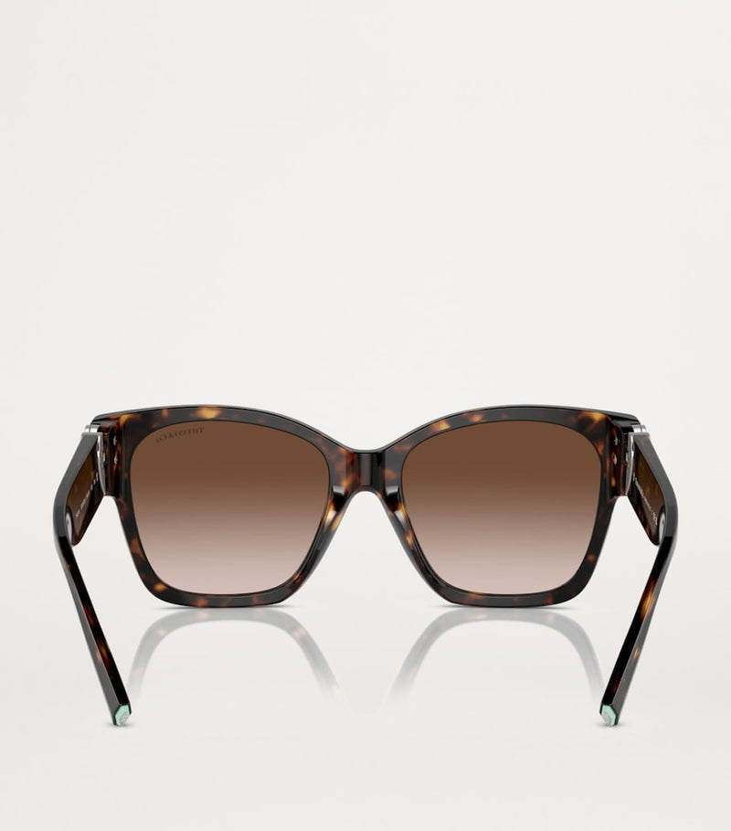 Tiffany & Co. acetate square oversized sunglasses, UK version