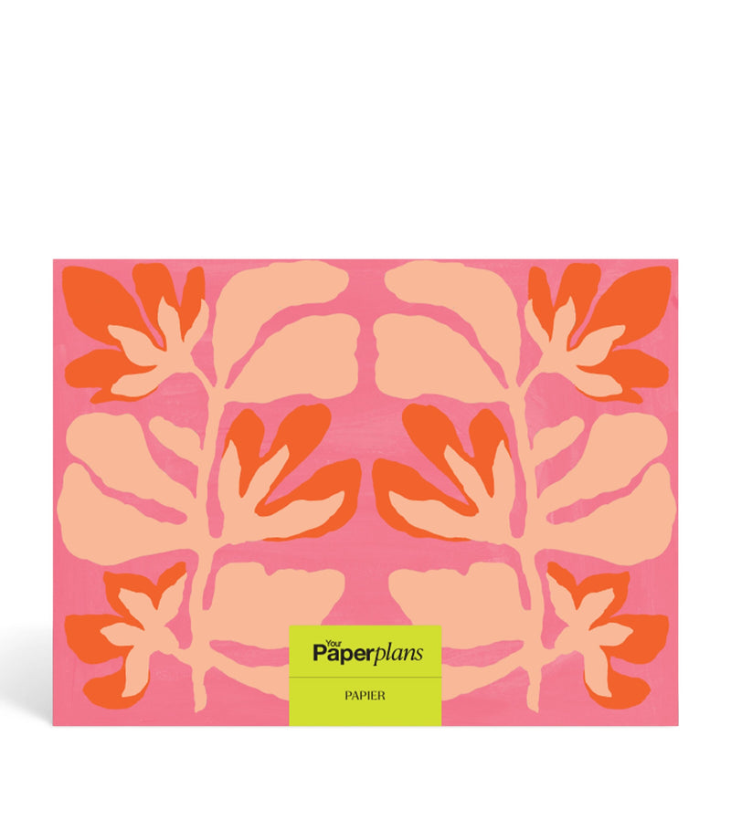 Papier Bright Floral desk planner, imported from the UK
