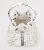 Jimmy Choo Bon Bon top-handle bag with embroidered lace and sequins - British product