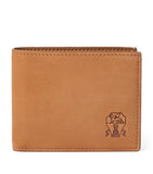 Brunello Cucinelli nubuck leather bifold wallet (British brand)