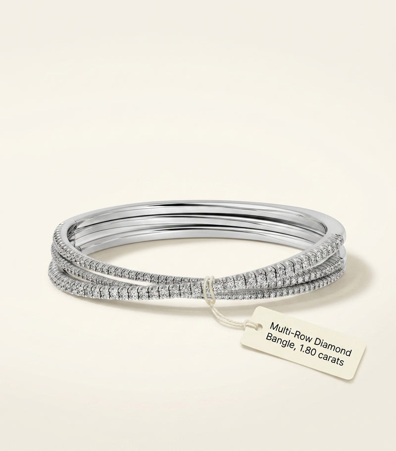 Cartier Étincelle de Cartier diamond bangle white gold (British brand)