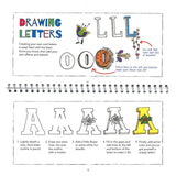 Petit Picasso Creative Lettering art set with stencils, UK version