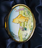 Halcyon Days enamel Winnie the Pooh box small, UK version