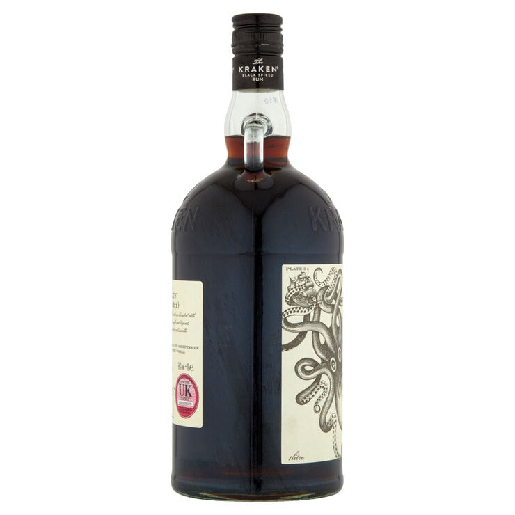 Kraken Black Spiced Rum 1L (British brand)