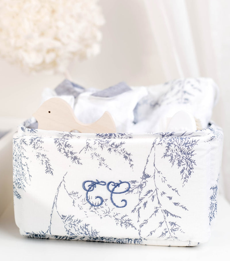 Tartine et Chocolat Feuillage nursery basket, UK version
