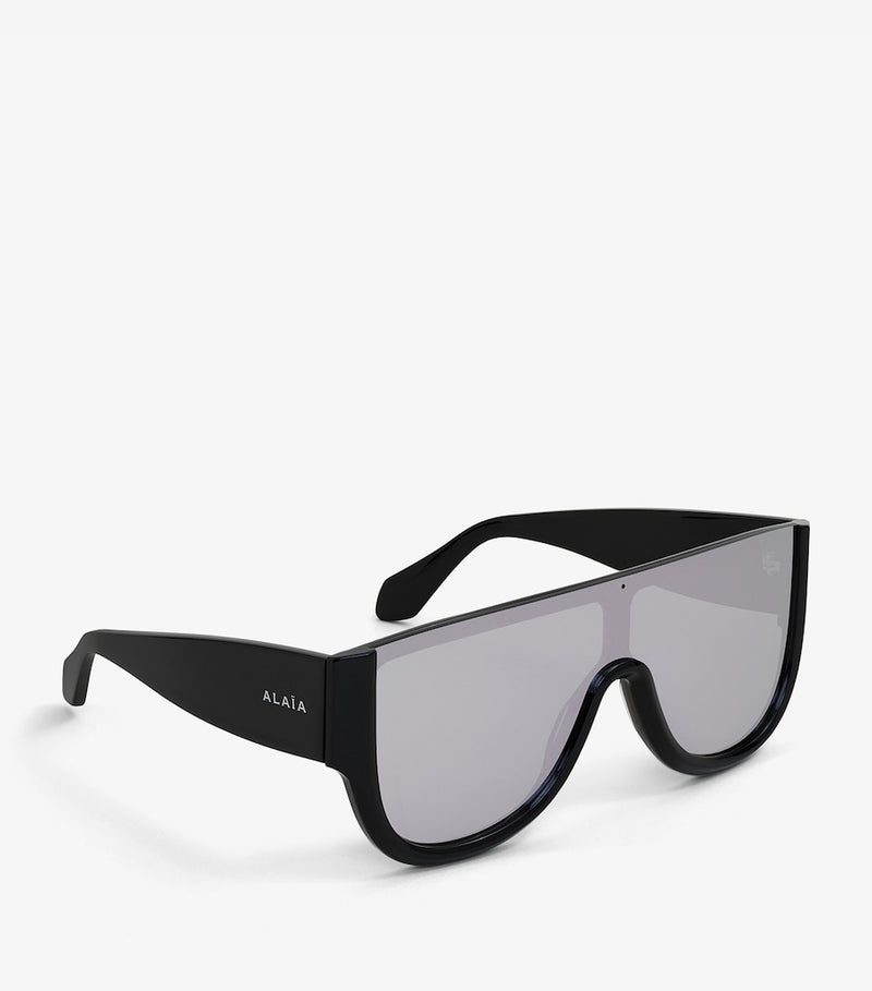 Alaïa oversized square sunglasses in acetate, imported from the UK