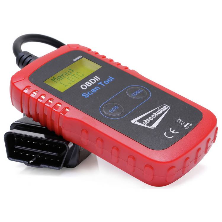 Streetwize OBDII fault code reader, imported from the UK