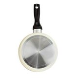 Argos Home 5 piece aluminium pan set in cream, UK version