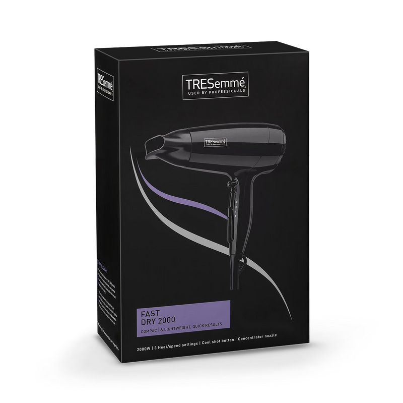 TRESemmé Fast Dry 2000W hair dryer, imported from the UK