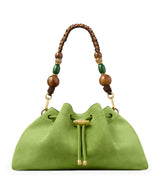 Harrods Jimmy Choo Medium Suede Cinch Beaded Bucket Bag- Buy online at McGrocer