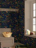 Joules blue enchanted woodland wallpaper - British product
