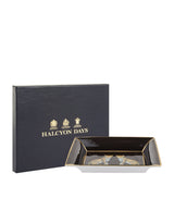 Harrods Halcyon Days Leopard Hand-Crafted Trinket Tray- Buy online at McGrocer