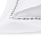 Yves Delorme Colisée Blanc Square Oxford pillowcase 65cm x 65cm (British brand)