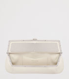 Amina Muaddi Ami clutch bag smooth leather - British product