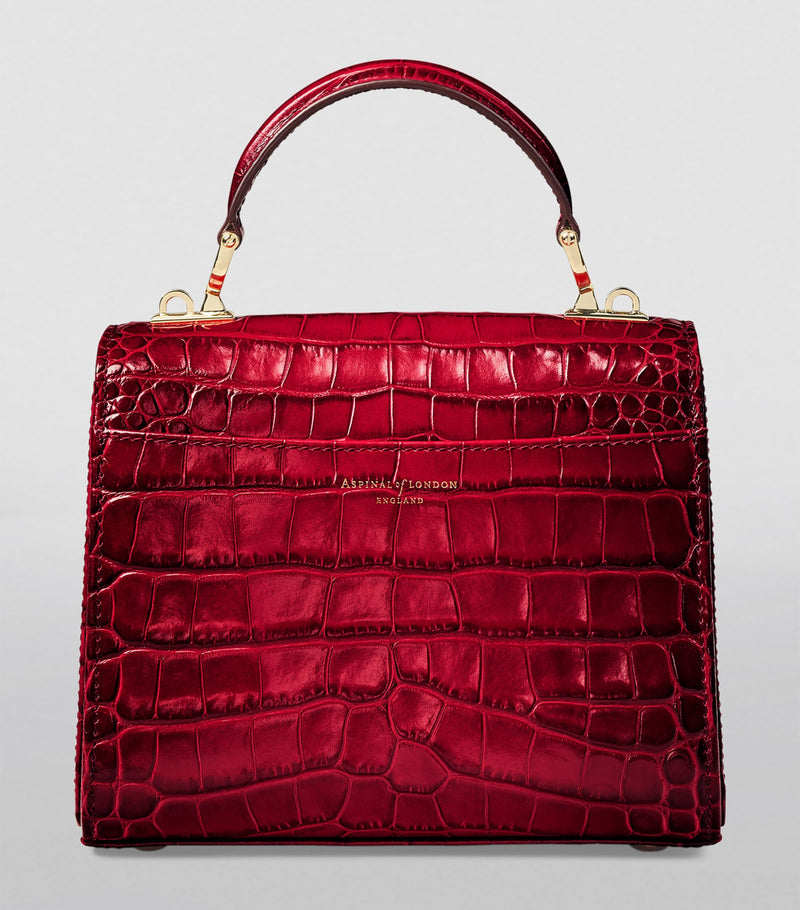 Aspinal of London Mayfair midi top-handle bag, imported from the UK