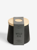 Country Luxe wild fig and cedar scented candle - British product