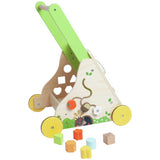 Chad Valley wooden activity walker with forest theme (British brand)