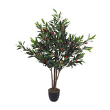 Superdrug Livingandhome Artificial Olive Tree Floor Plant 120cm H- Buy online at McGrocer