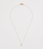Sophie Bille Brahe yellow gold and diamond fleur necklace (British brand)