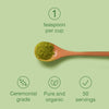 SuperSelf organic matcha green tea powder ceremonial grade 50g, imported from the UK