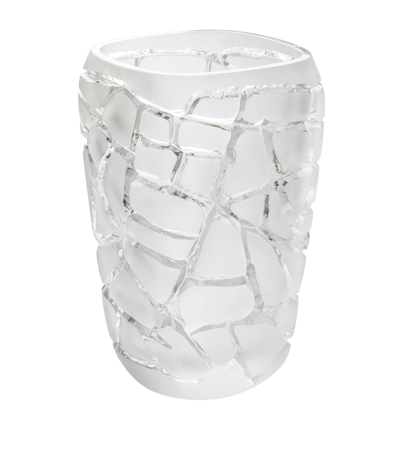 Lalique crystal Magnitude vase 38cm, UK version