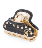 Alexandre de Paris gold-plated crystal claw hair clip, UK version