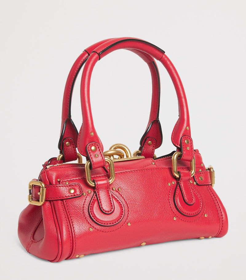 Chloé small leather Paddington top-handle bag, imported from the UK