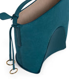 Alaïa small suede hip bucket bag, UK version