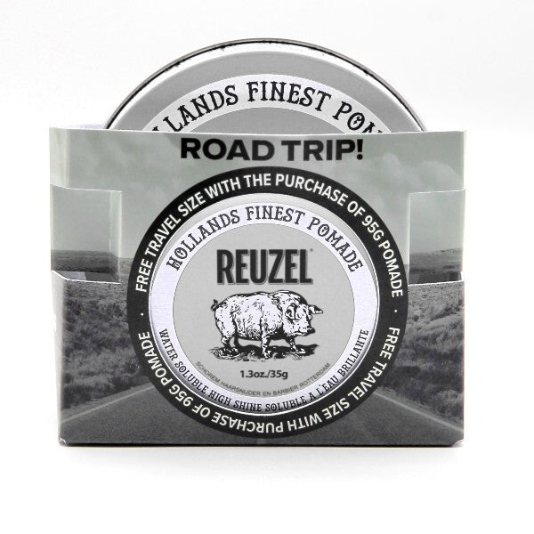 Reuzel Road Trip Matte Clay Pomade 95g+35g, imported from the UK