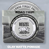 Reuzel Road Trip Matte Clay Pomade 95g+35g, imported from the UK