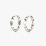 Superdrug MUCHV Silver Solid Small Hoop Earrings - 18mm- Buy online at McGrocer