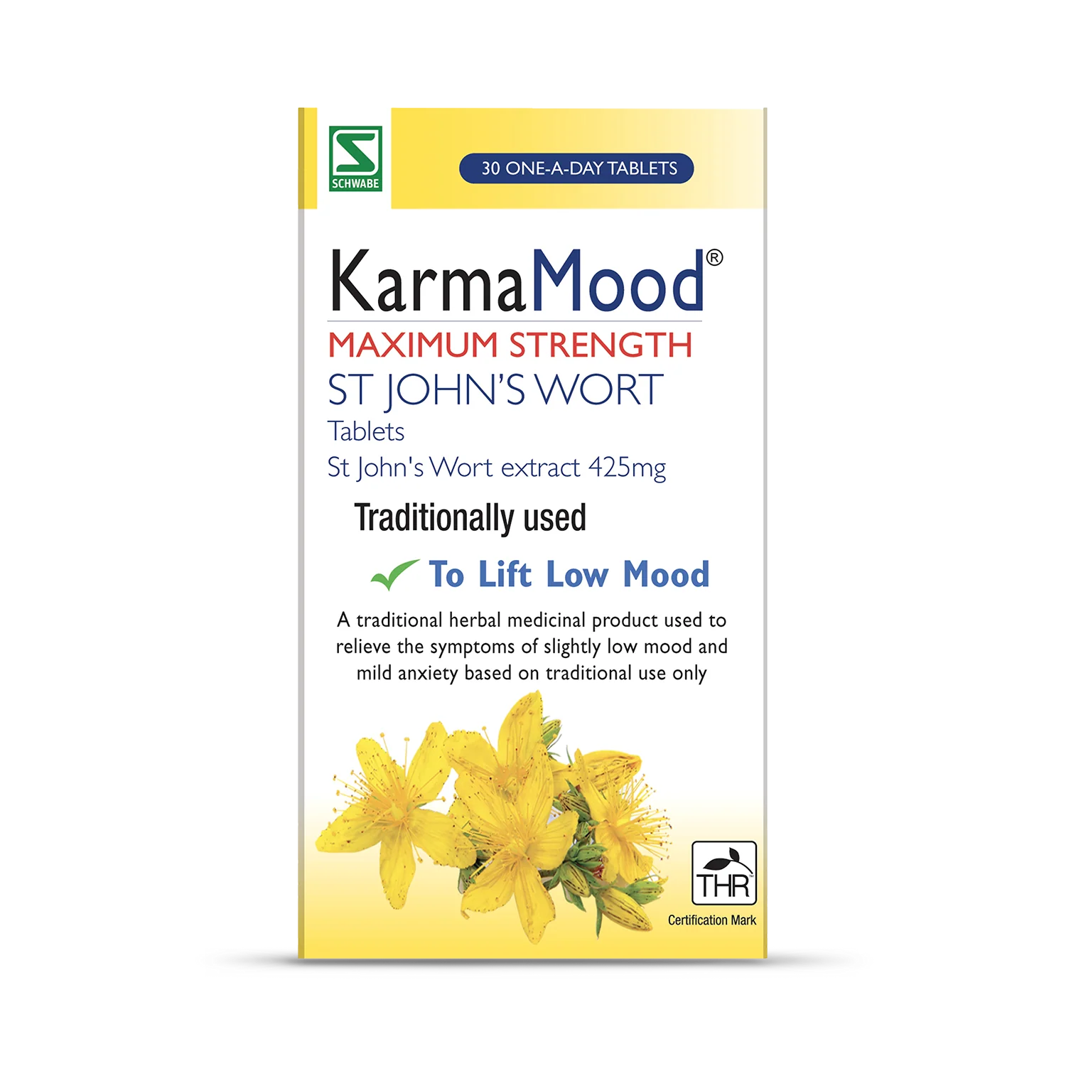 Schwabe Pharma KarmaMood St John's Wort 425mg 30 Tablets - McGrocer