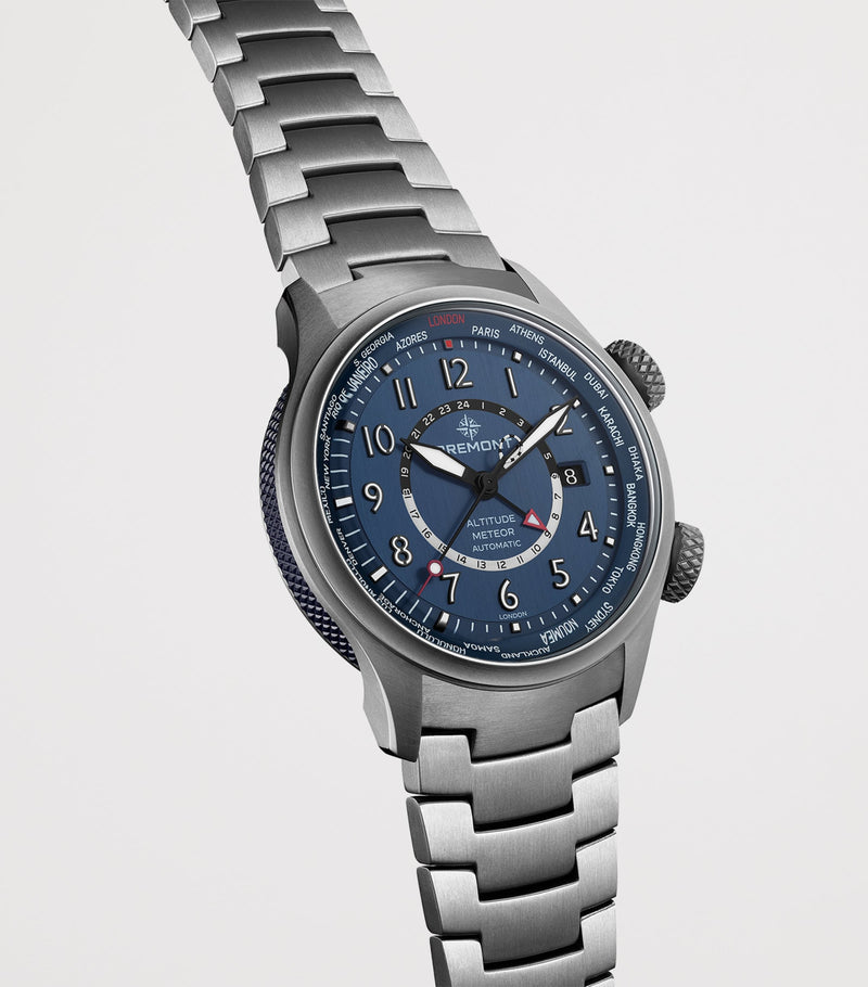 Bremont Titanium Altitude MB Meteor Time Zones watch 42mm, imported from the UK