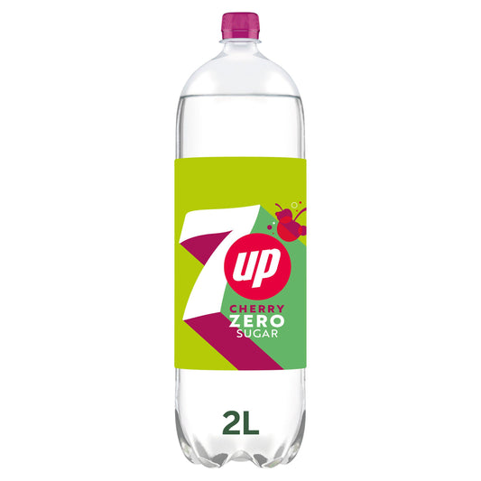 7UP Zero Sugar Cherry Bottle 2L